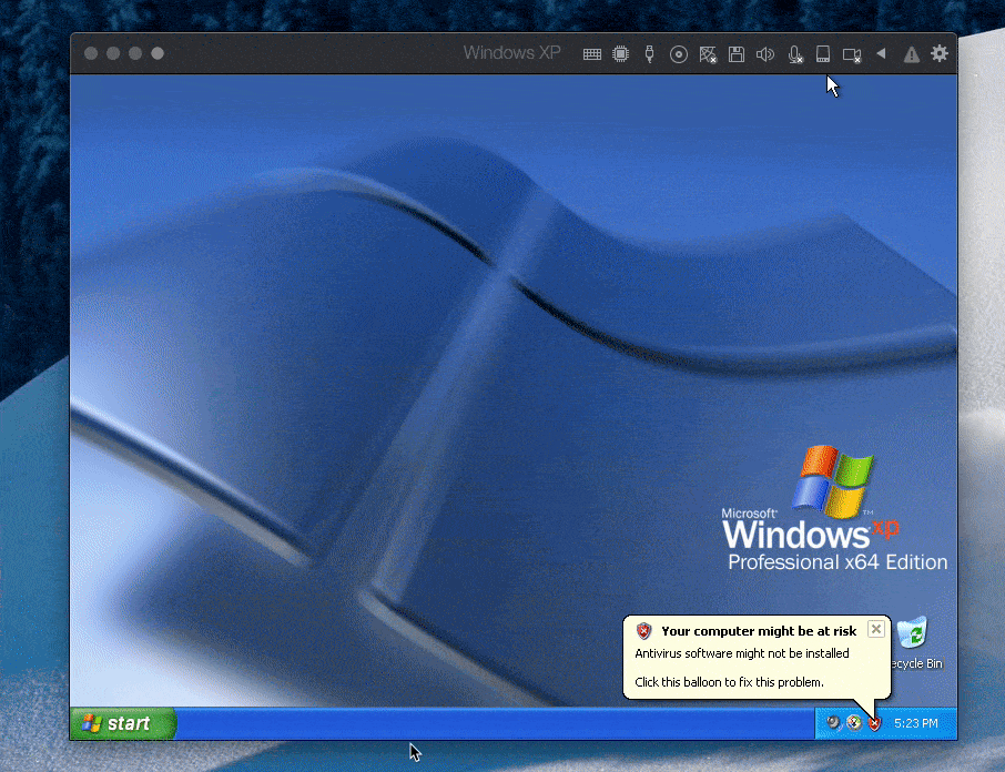 Navigating through the Windows XP Control Panel