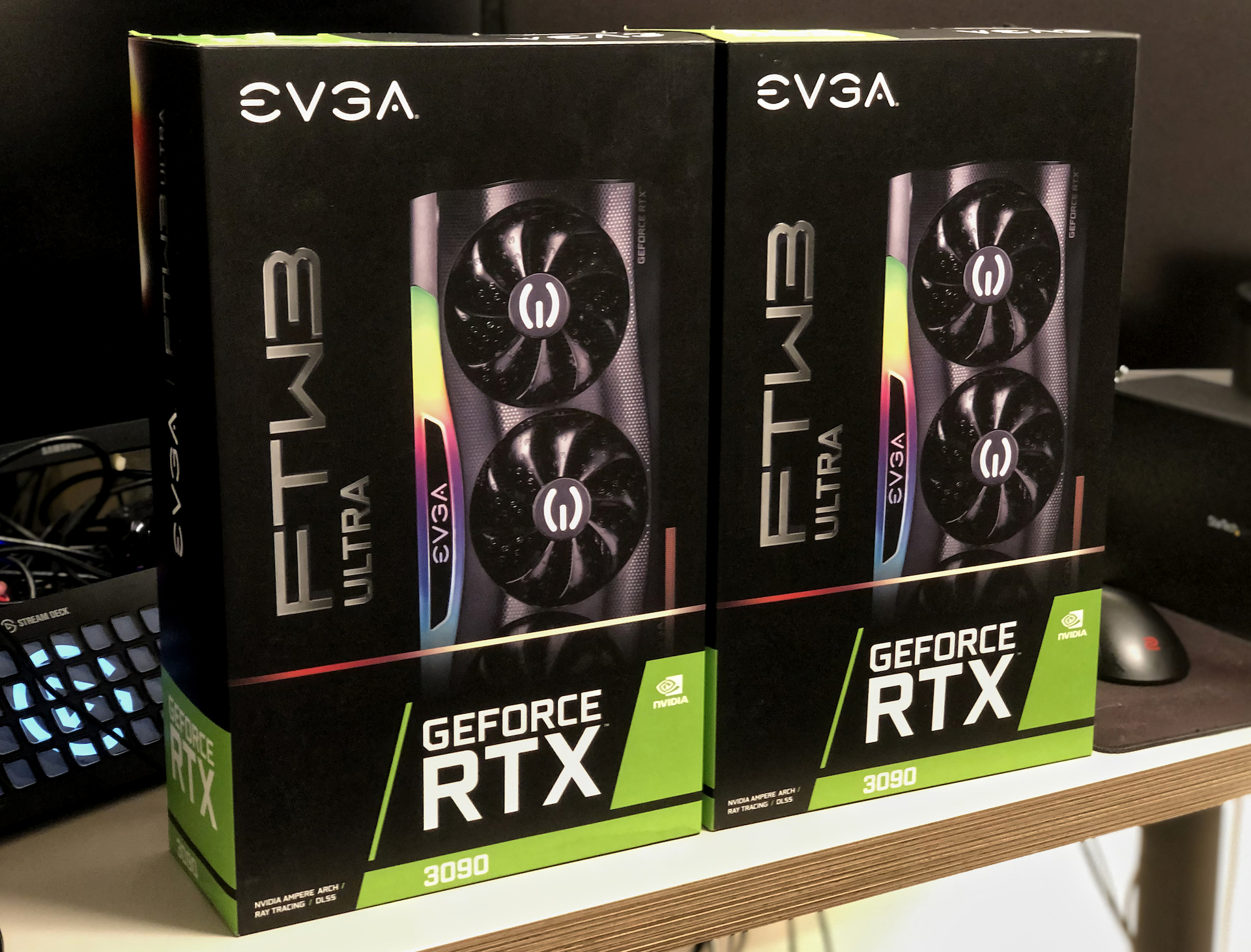 RTX card boxes