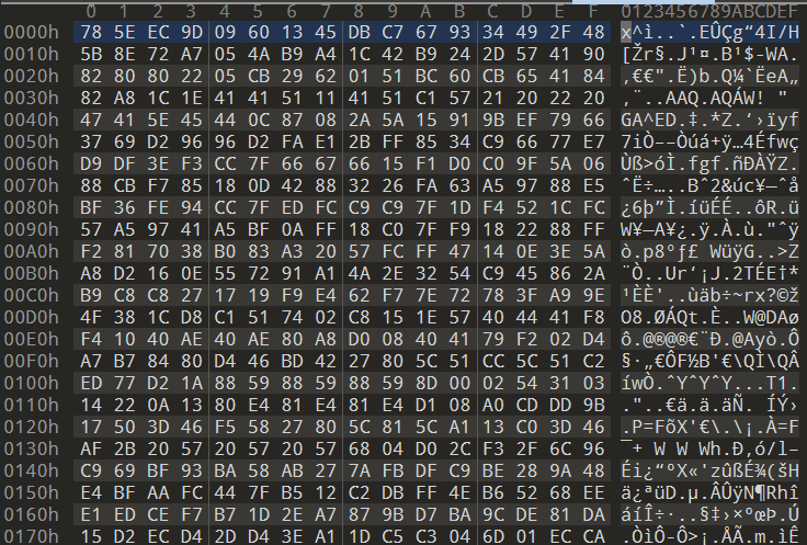 Binary content for a Halo Infinite film chunk.