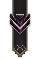 Adornment rank icon for Staff Sergeant Onyx