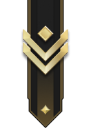 Adornment rank icon for Gunnery Sergeant Gold