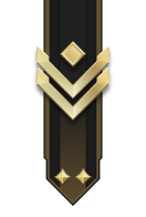 Adornment rank icon for Gunnery Sergeant Gold