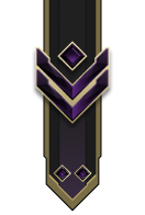 Adornment rank icon for Gunnery Sergeant Onyx
