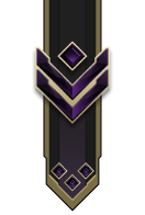 Adornment rank icon for Gunnery Sergeant Onyx