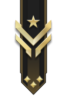 Adornment rank icon for Master Sergeant Gold
