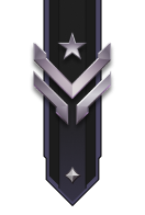 Adornment rank icon for Master Sergeant Platinum