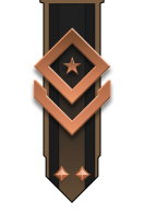 Adornment rank icon for Major Bronze