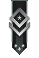 Adornment rank icon for Major Silver