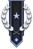 Adornment rank icon for Brigadier General Diamond
