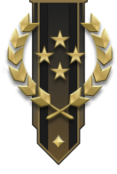 Adornment rank icon for General Gold