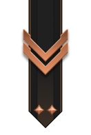 Adornment rank icon for Sergeant Bronze