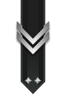 Adornment rank icon for Sergeant Silver