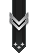 Adornment rank icon for Sergeant Silver