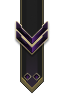 Adornment rank icon for Sergeant Onyx