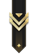 Adornment rank icon for Staff Sergeant Gold