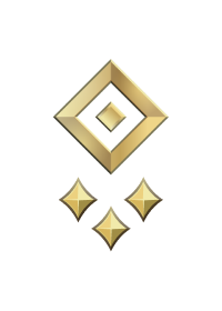 Large rank icon for Cadet Gold