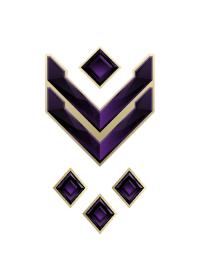 Large rank icon for Gunnery Sergeant Onyx