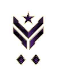 Large rank icon for Master Sergeant Onyx