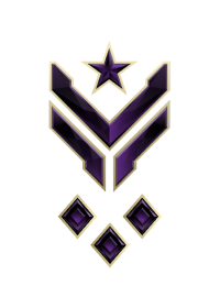 Large rank icon for Master Sergeant Onyx