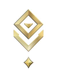 Large rank icon for Lieutenant Gold