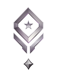 Large rank icon for Lt Colonel Platinum