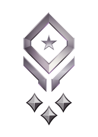 Large rank icon for Lt Colonel Platinum