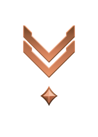 Large rank icon for Sergeant Bronze