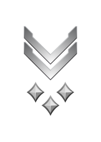 Large rank icon for Sergeant Silver