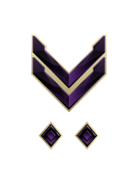 Large rank icon for Sergeant Onyx