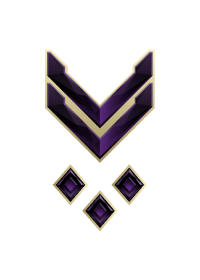Large rank icon for Sergeant Onyx
