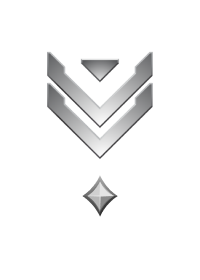 Large rank icon for Staff Sergeant Silver