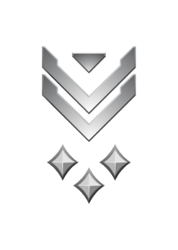 Large rank icon for Staff Sergeant Silver