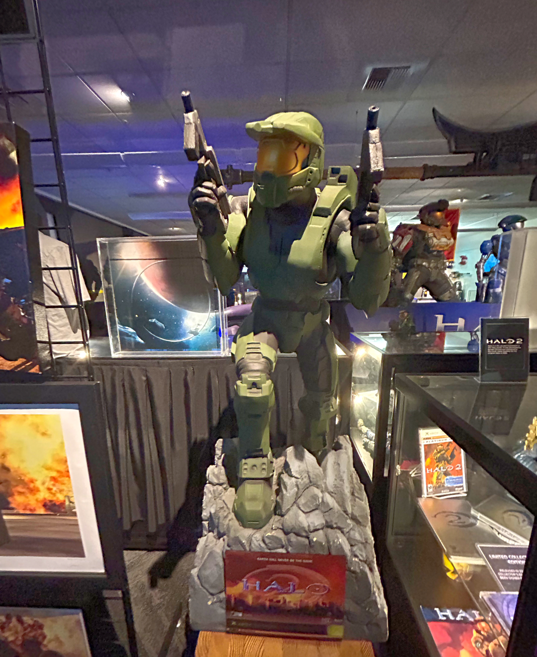 Master Chief statue from Halo 2