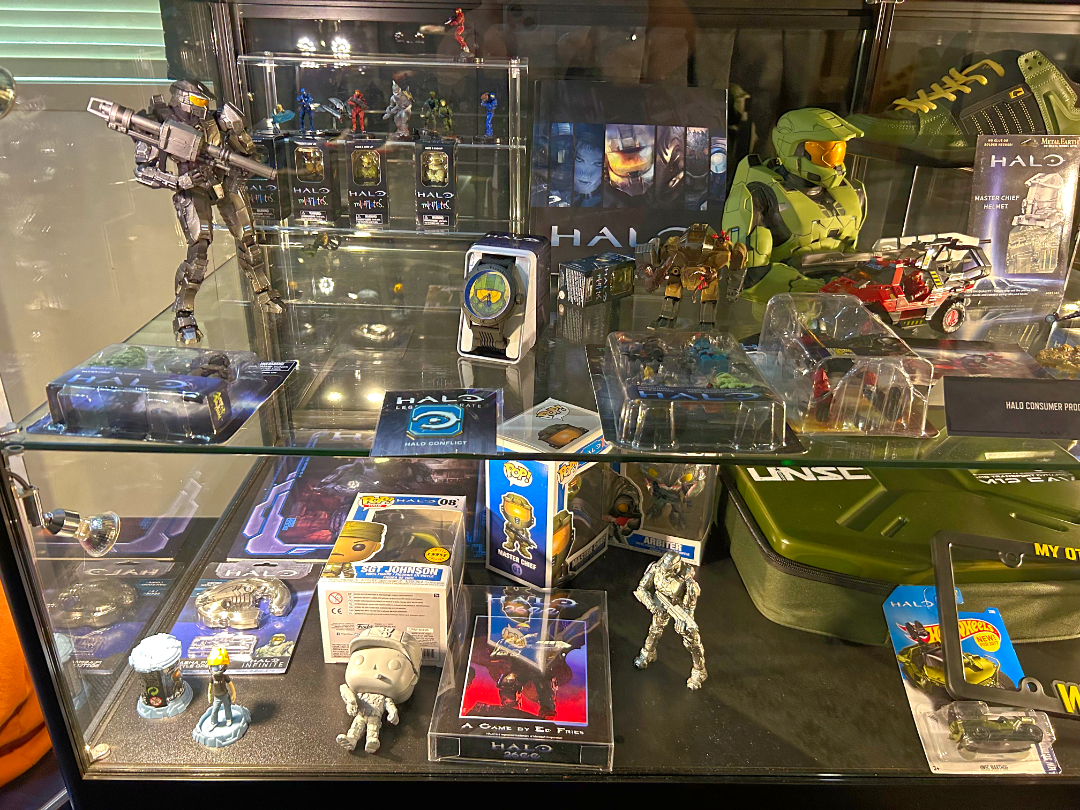 Halo 2600 on a Halo merch shelf