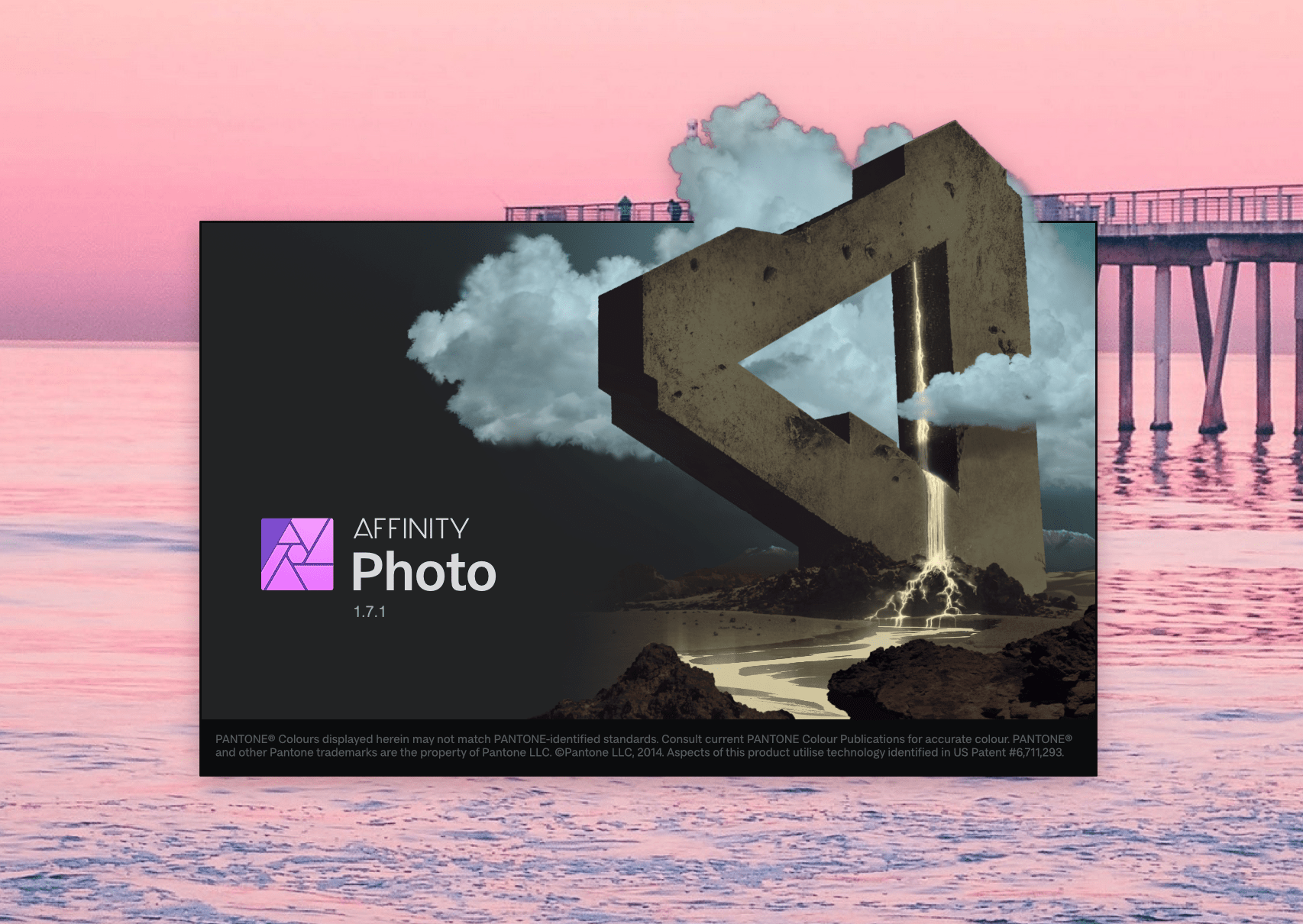 Affinity Photo loading screen