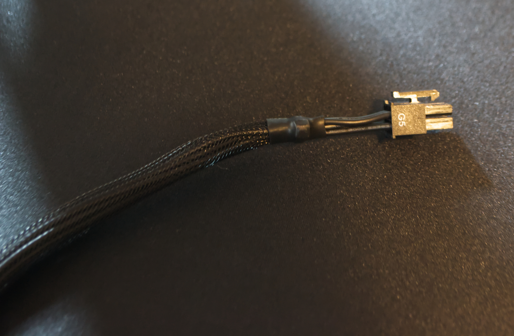 Labeled PSU cable