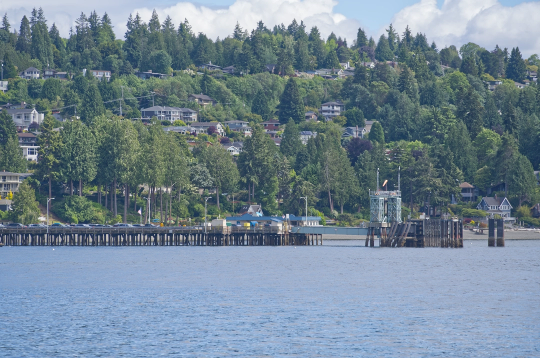 Ferry terminal in West Seattle.