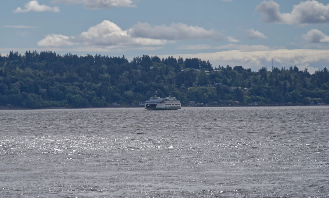 Ferry coming back to West Seattle.