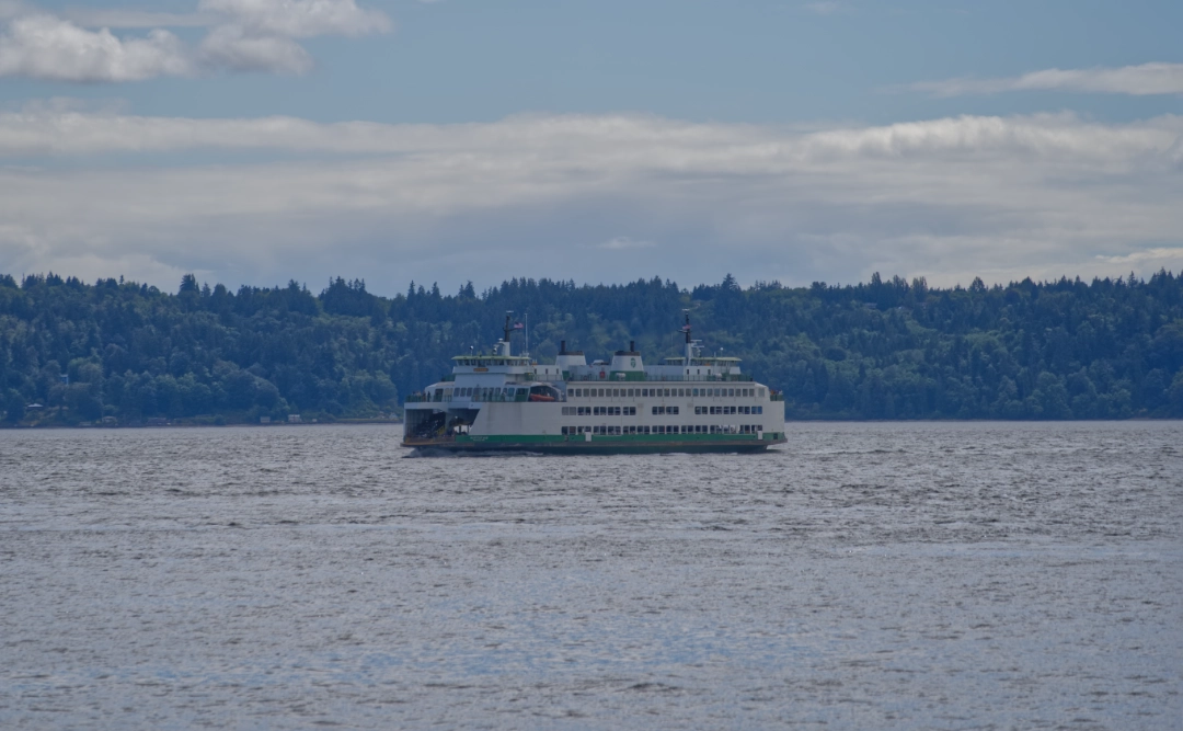 Ferry coming back to West Seattle.