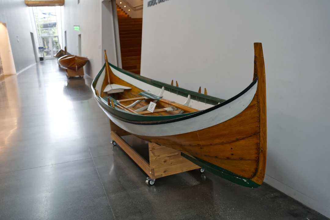 Transport canoe at the National Nordic Museum.