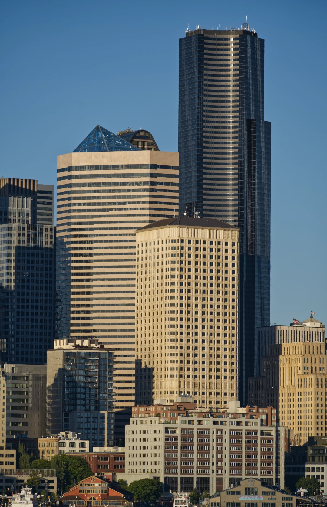 Columbia Tower, as seen from a ferry.