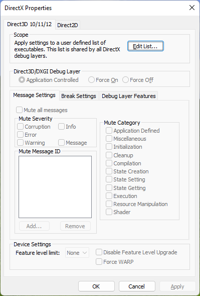 DirectX Control Panel - Download