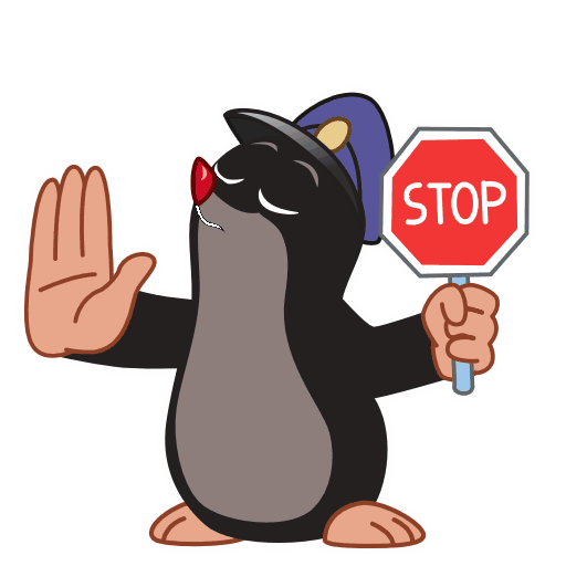 Mole thinking.